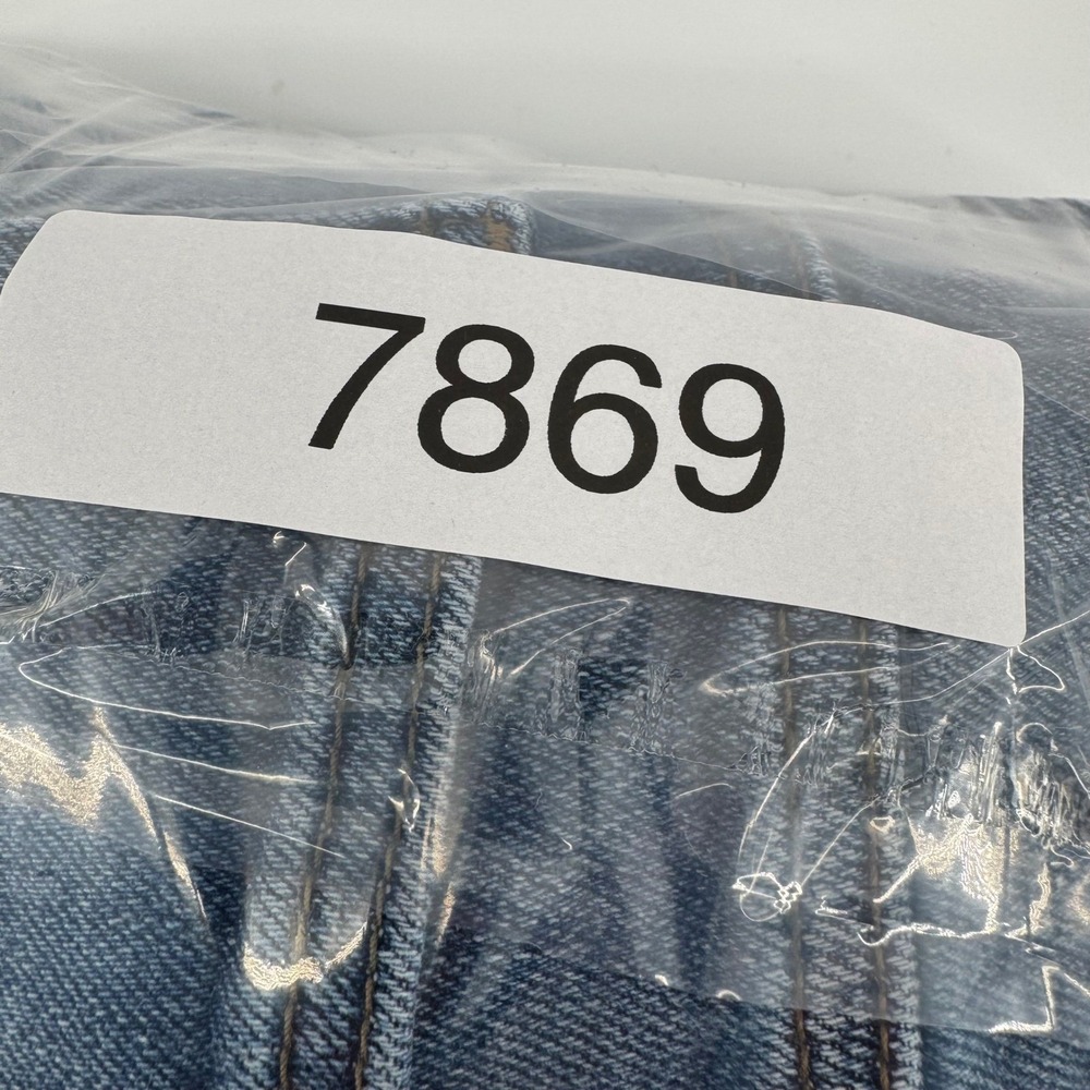 Uniqlo Jeans Slim Straight Mens 31 Blue Kaihara Denim Low Rise 321-412623 - Picture 11 of 11